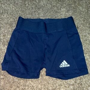 Adidas Women's Dark Blue Athletic Shorts